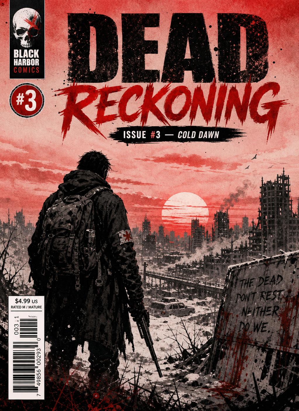 Issue three cover: Cold Dawn